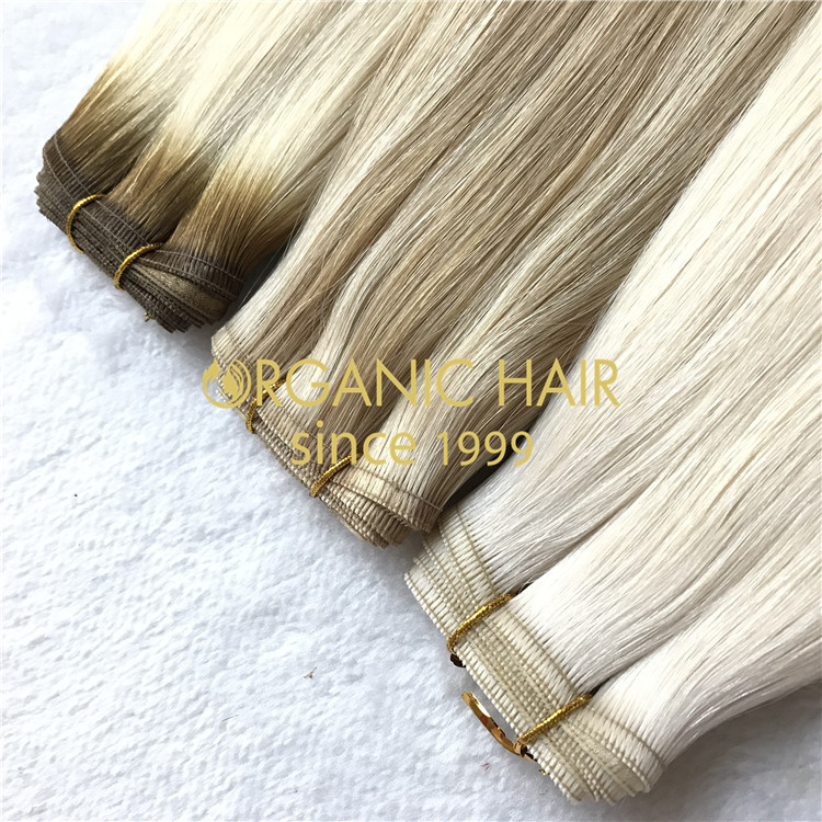 Top quality hair extensions to order-- Flat weft hair extensions C30